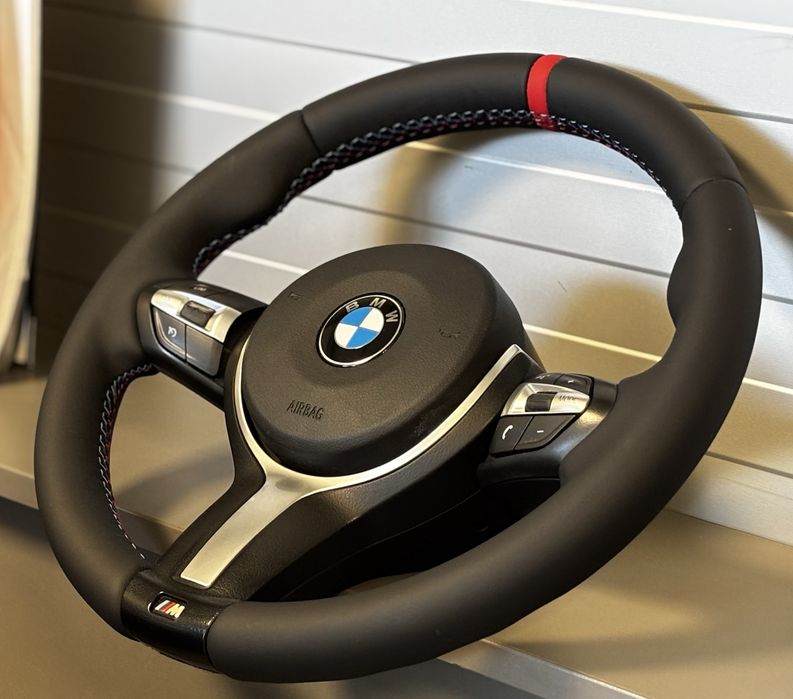 Volan M airbag rotund impecabil original Bmw seria 1 3 4 F20 F21 F20 F30 F32 F35 F31 cod 3074437 Bmw