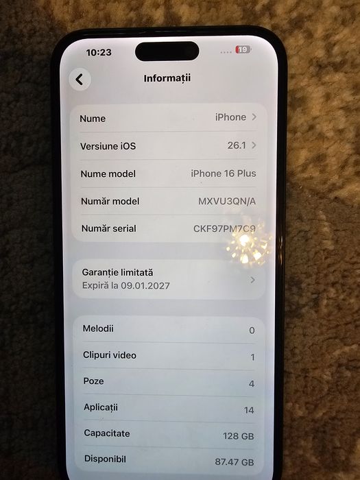 Iphone 16 plus 128gb