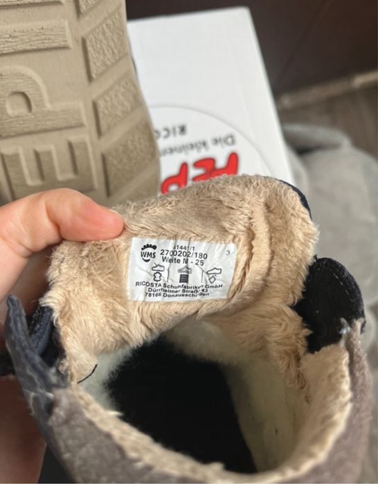 Ghete de piele mărimea 25 Ricosta