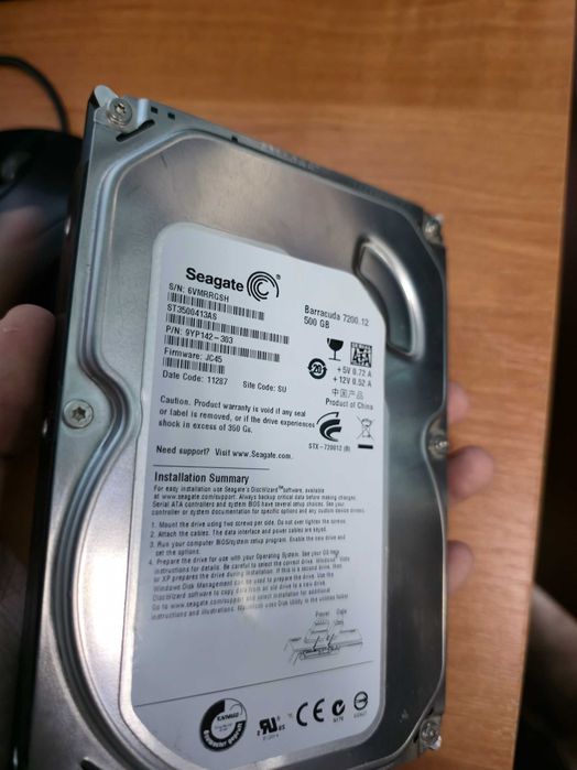 Seagata Sata диск 500 гб