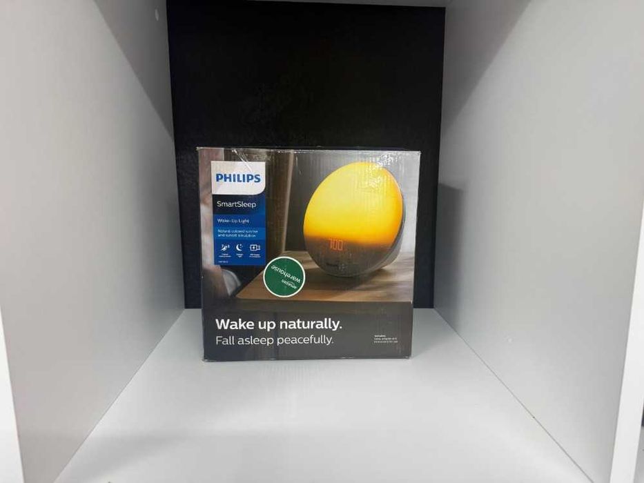 Ceas desteptator Philips HF3531, cu simulare a rasaritului, radio FM, sunete din natura