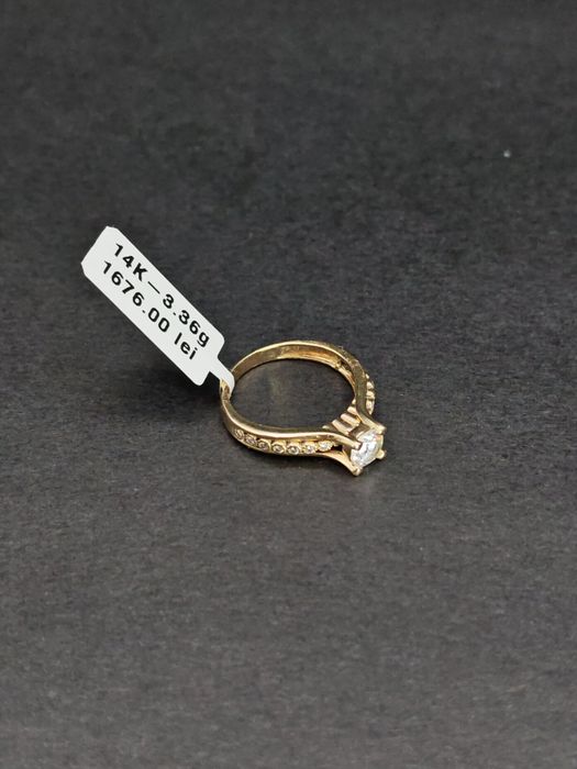 Bijuteria Royal inel dama aur 14 k 3.36 gr