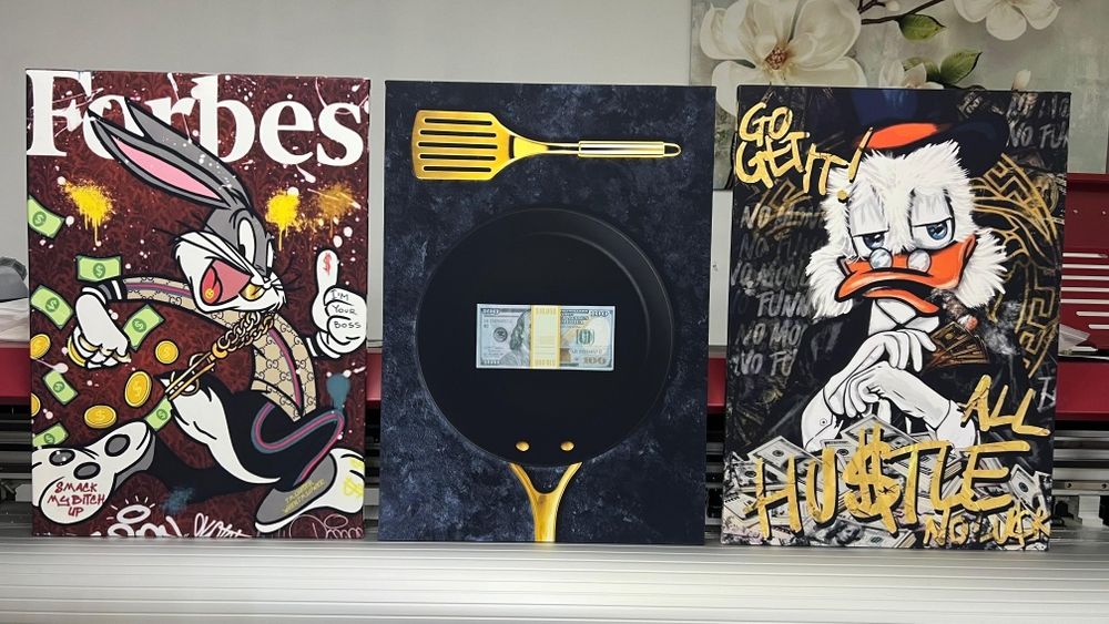 Печать на холсте, интерьерные картины