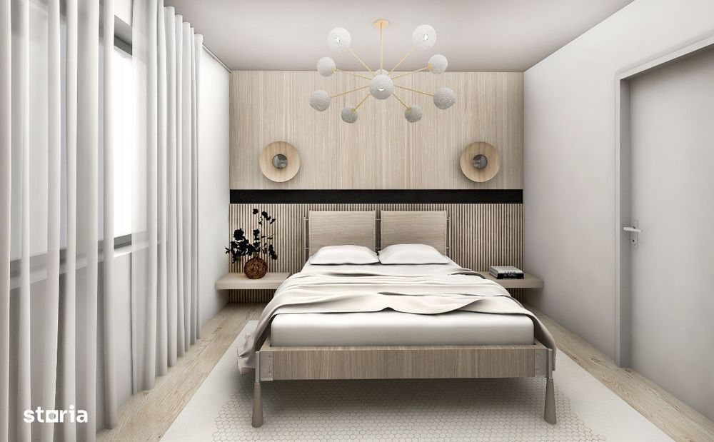 Ap. cu 3 camere finisat la alb, Orhideea Exclusive Living Sibiu — fotografia 3