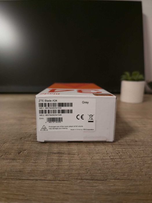Telefon ZTE Blade A34 - NOU, SIGILAT, 64GB, 6GB RAM,Liber de rețea