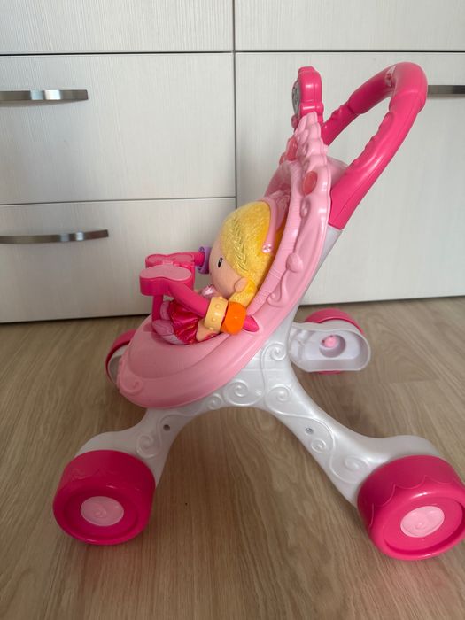 Музикална проходилка количка за кукли Fisher Price уокър