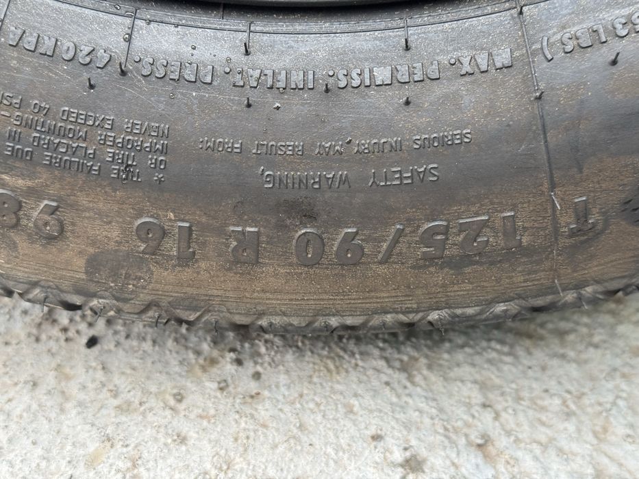 Резервна гума/Патерица 16” Mercedes 5x112