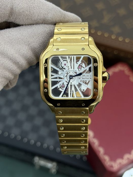 Cartier Skeleton Gold 18k
