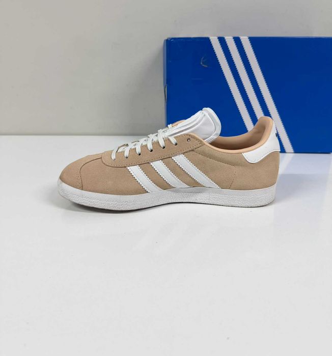ADIDAS Originals Gazelle Beige White (Много Запазени) – Размер 38 (24 см стелка)