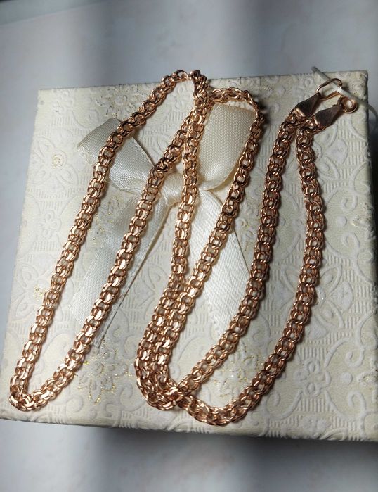 Золотая цепь 585 пробы