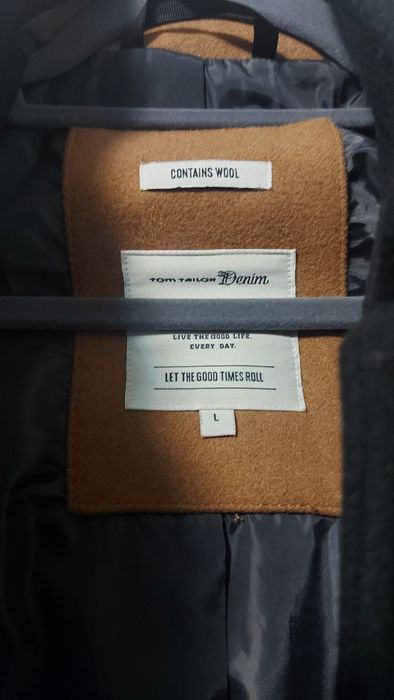 Palton din amestec de lână TOM TAILOR ca nou