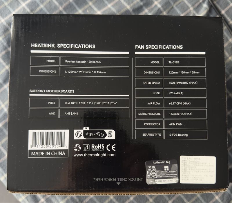 Cooler Thermalright Peerless Assassin 120