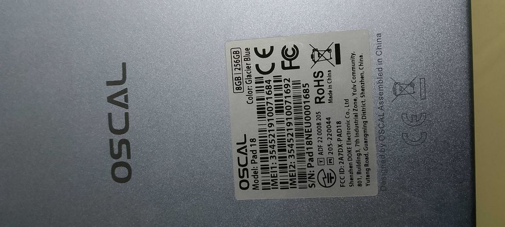 Планшет Oscal 250gb