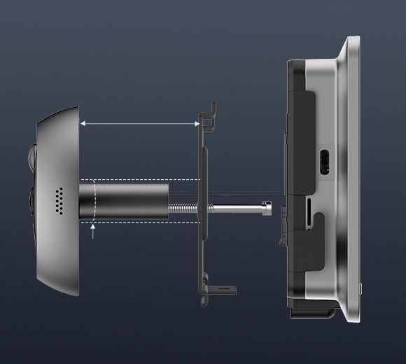 Дверной глазок от Ezviz CS-EP4   (8MP)