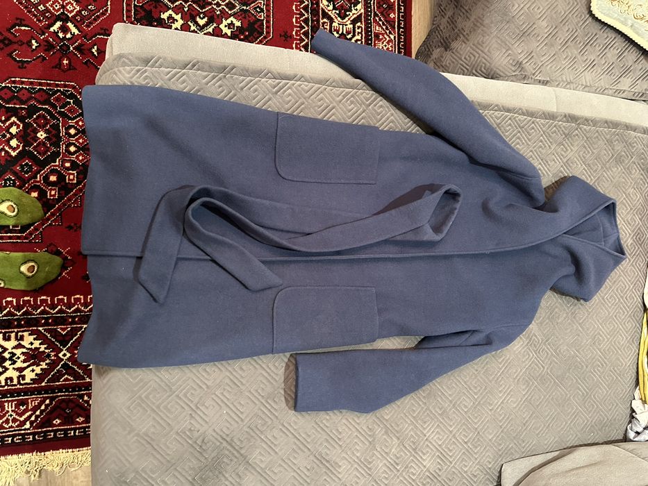 Продам Пальто кашемир синее