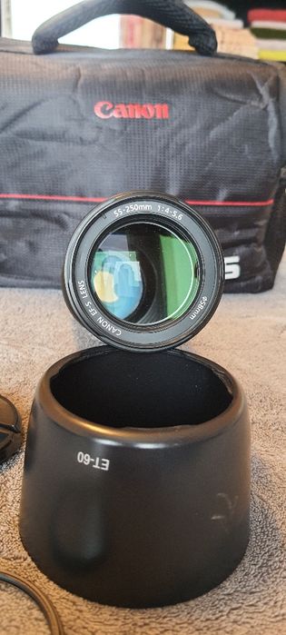 Canon EOS 1100D + 3 обектива (18–55, 55–250, 50mm) + аксесоари