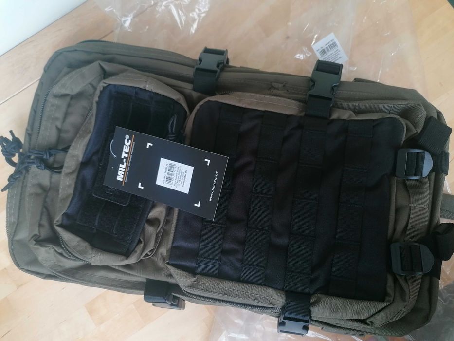 GHIOZDAN MilTec RANGER Verde/Negru Rucsac Oras Scoala Laptop Calatorie