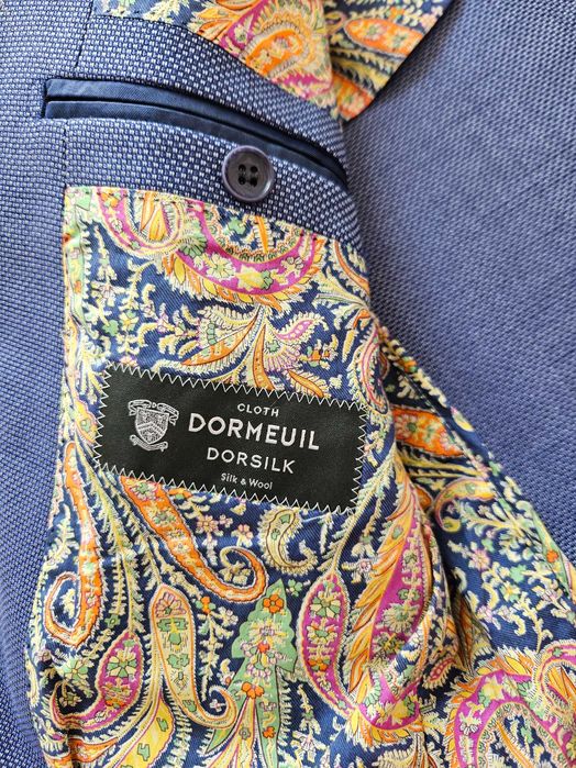 Sacou Louis Purple matase si lana