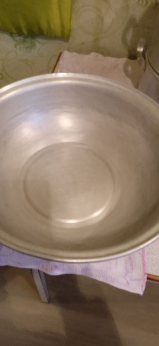 Алюминиевый таз СССР диаметр 44см