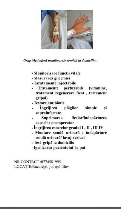 Perfuzii si injectii la domiciliu