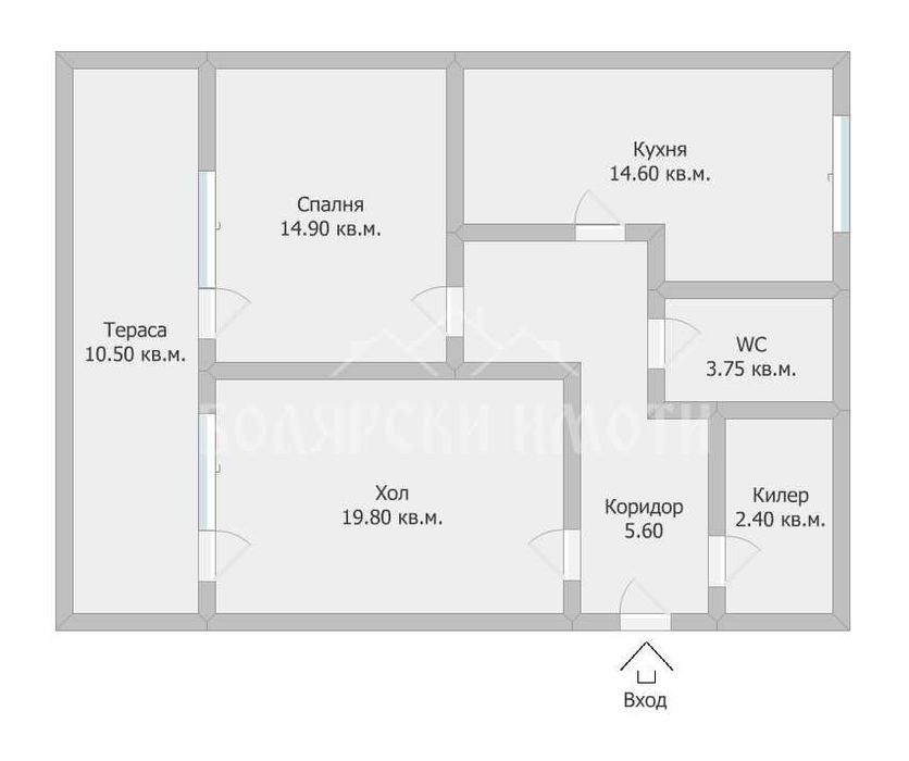 Продава се Двустаен апартамент в Велико Търново, Бузлуджа - 87 кв.м за 1000 €/кв.м - Снимка #10