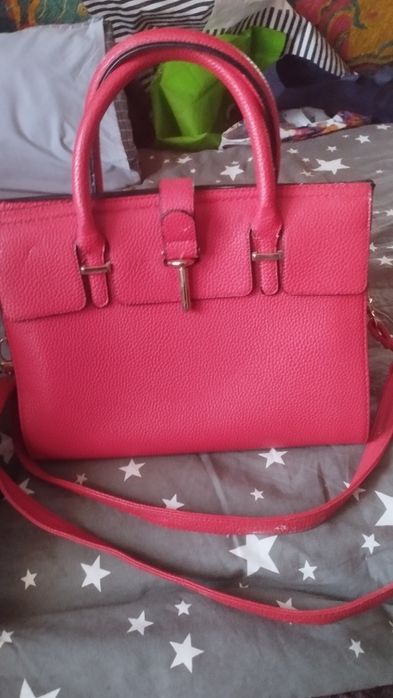 Сумка женская красная