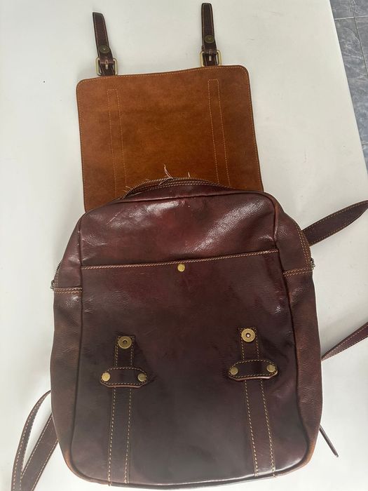 Рюкзак кожаный Италия