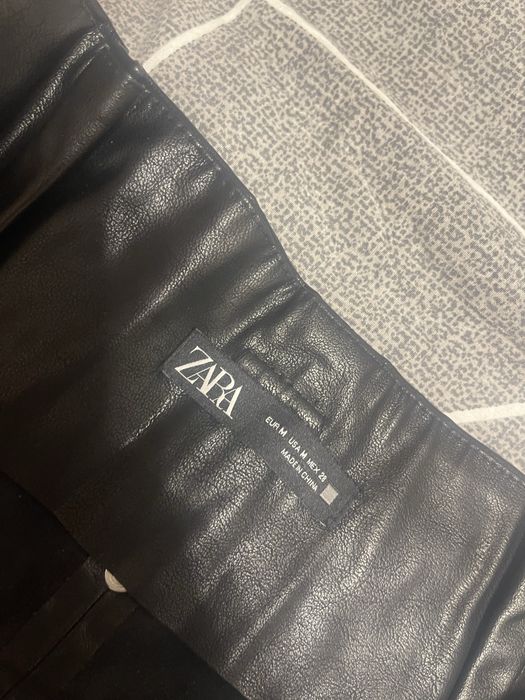 Шорты из эко кожи