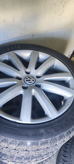 Диски Кайен туарег 5x130 r20 с зимней резиной