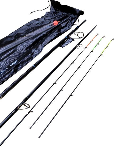 2 Lansete PRO FL Aventador Distance FEEDER 3.60m 180g + 2 Mulinete 650