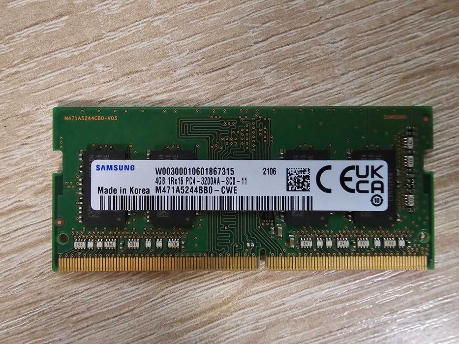 4 ГБ DDR4-3200 SO-DIMM для ноутбука