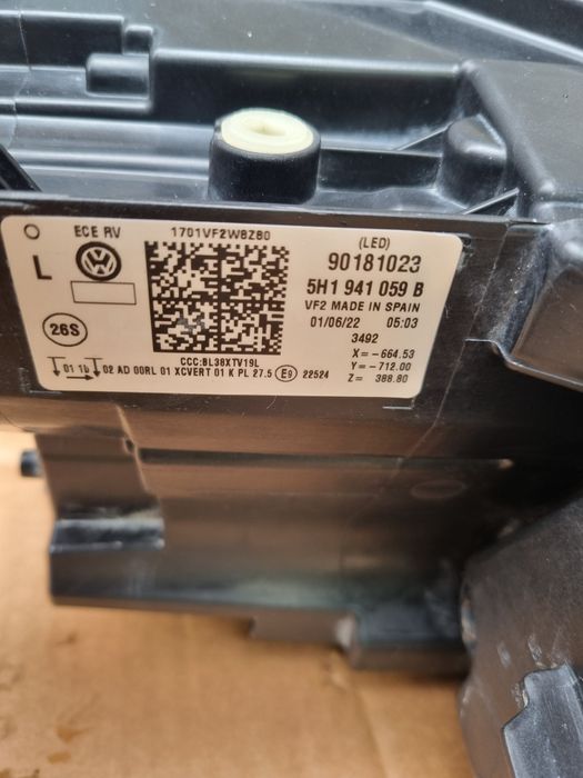 Far stg Vw Golf 8 GTE