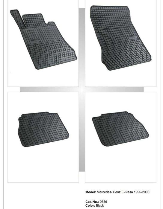 Полски гумени стелки за Mercedes Sprinter/Vito/Viano. E-class/C/S/ML