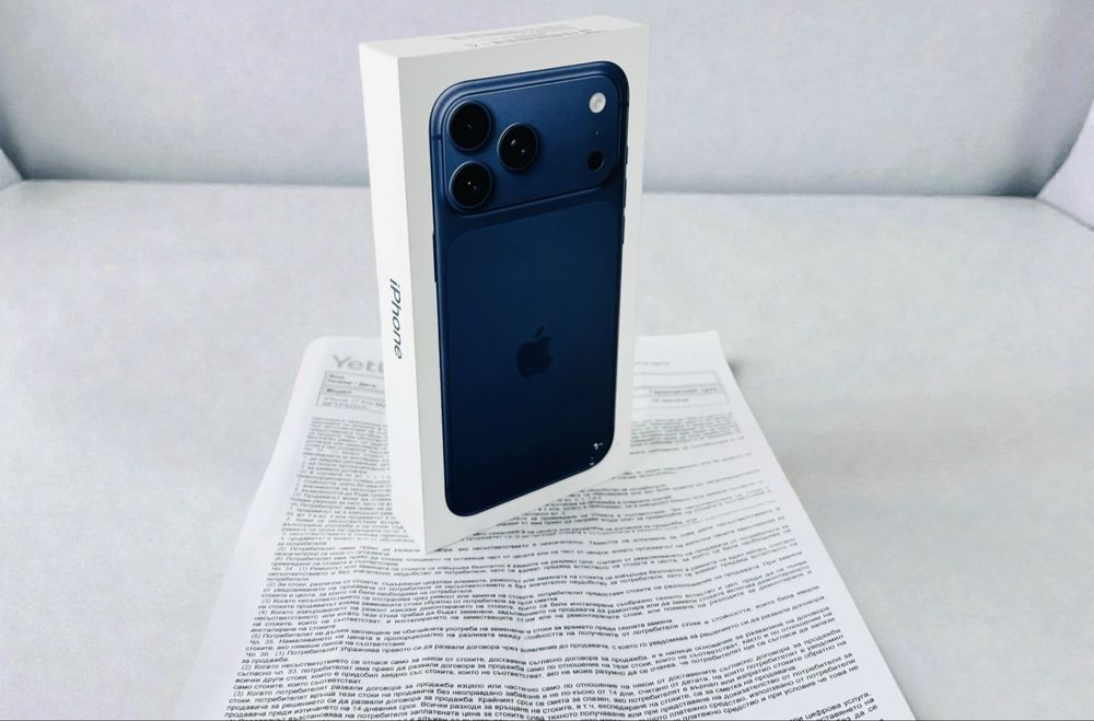ЧИСТО НОВ! Apple iPhone 17 Pro Max 256GB Deep Blue 3г. Гаранция!