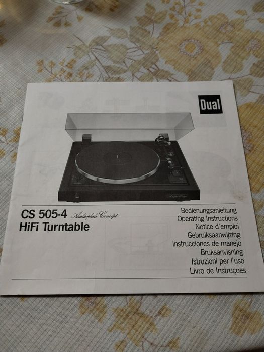 DUAL CS 505-4 Audiophile Concept HIFI Turntable