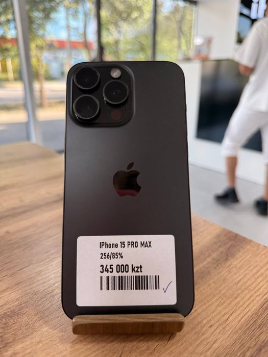 iPhone 15 Pro Max•256GB/85%ҚараТитан Айфон 15 про Макс•256Гб/85%