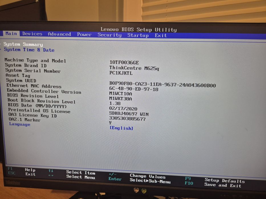 Mini PC Lenovo M625Q