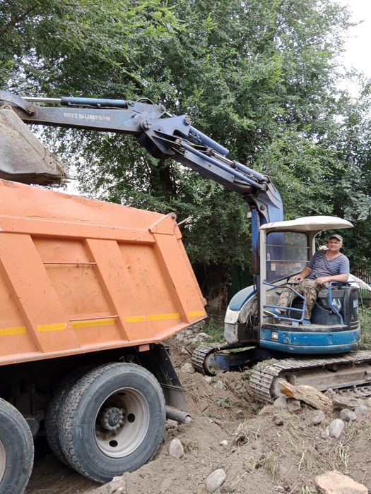 Миниэкскаватор митсубиши