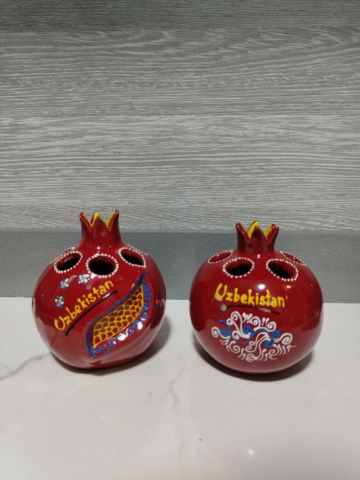 Сувенир гранаты керамические