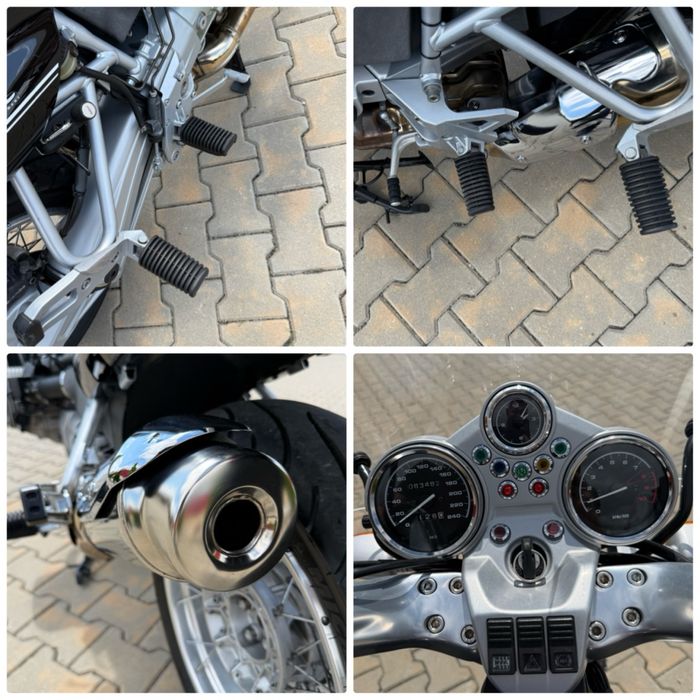 BMW R850 R CU ABS FATA+SPATE MANSOANE INCALZITE PENTRU PRETENTIOSI DE COLECTIE=fara exagerare impecabila recent adusa din Germania km reali carte serv