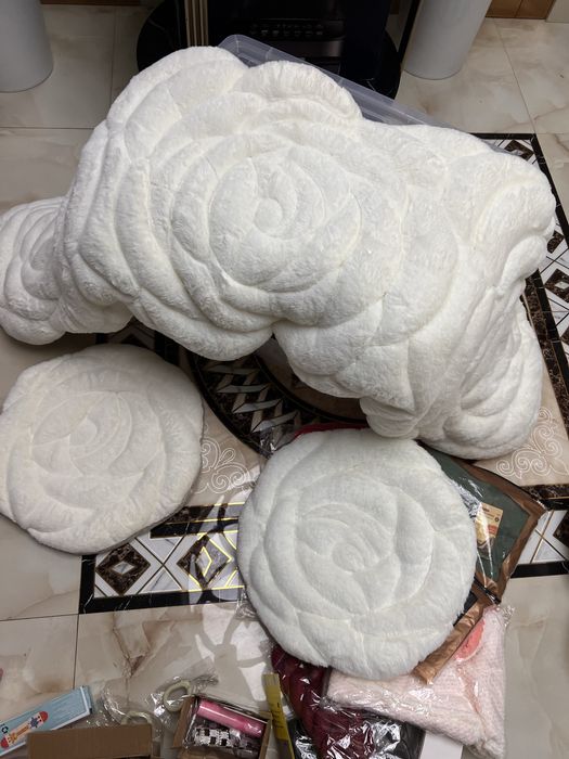 Сидушка для дивана в форме розы, комплект