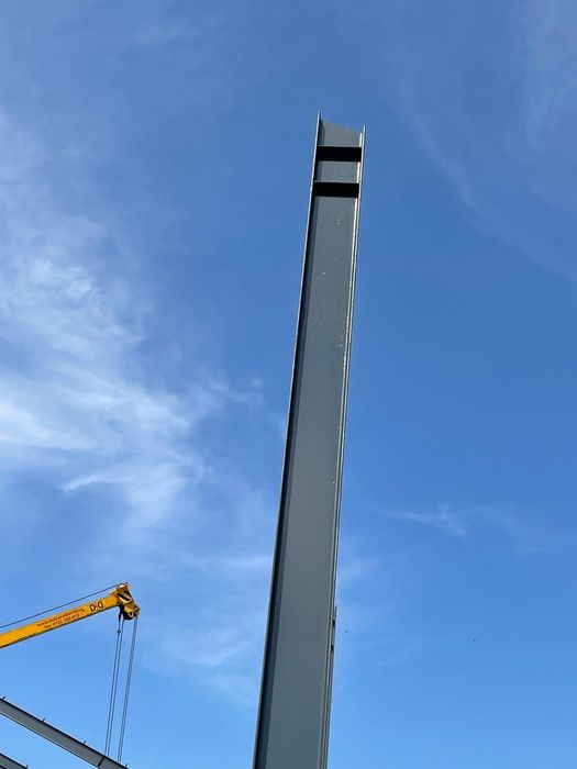 Vand structura metalica pentru hala de 10X20X4, confectionata din urmă