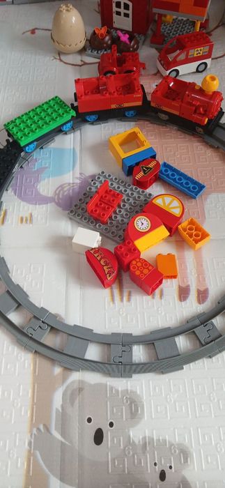 Конструктор аэропорт, железная дорога, домик