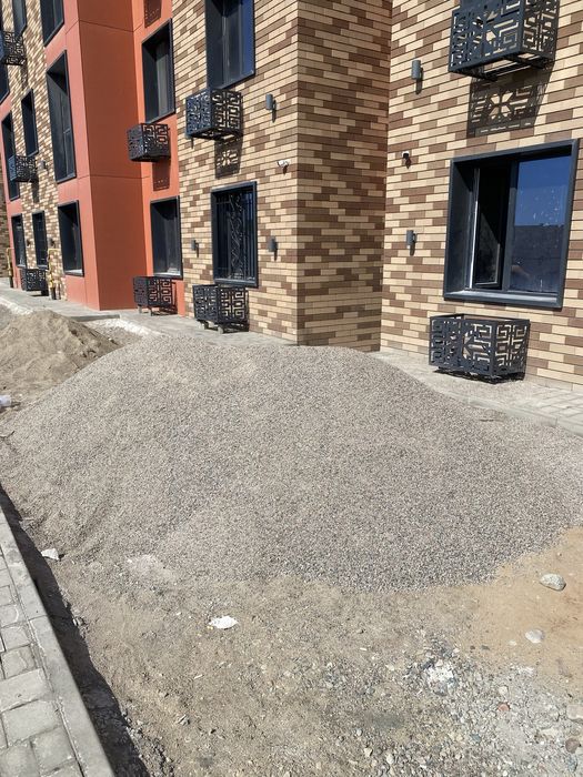 Газоблок и отсев