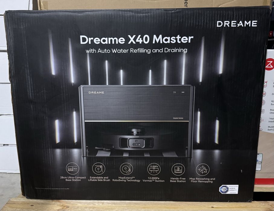 Робот прахосмукачка Dreame X40 Master, 12000 Pa, миене, самопочистване