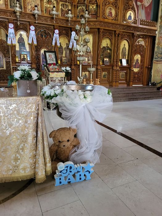 Aranjament Cristelnita Botez Girl/Boy and Arcada baloane