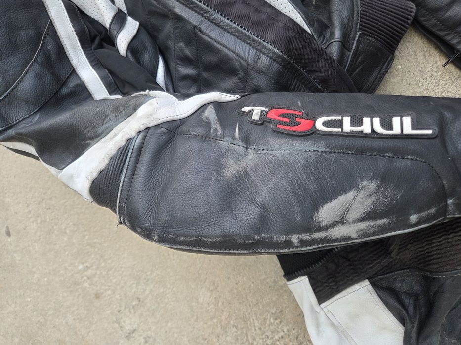 Costum piele moto mărimea 54