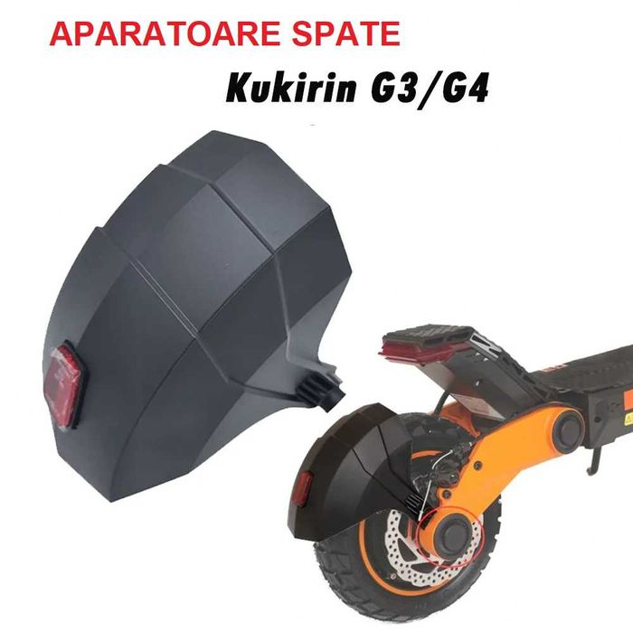 Aripa / aparatoare spate cu stop trotineta electrica Kukirin G2 G3 G4