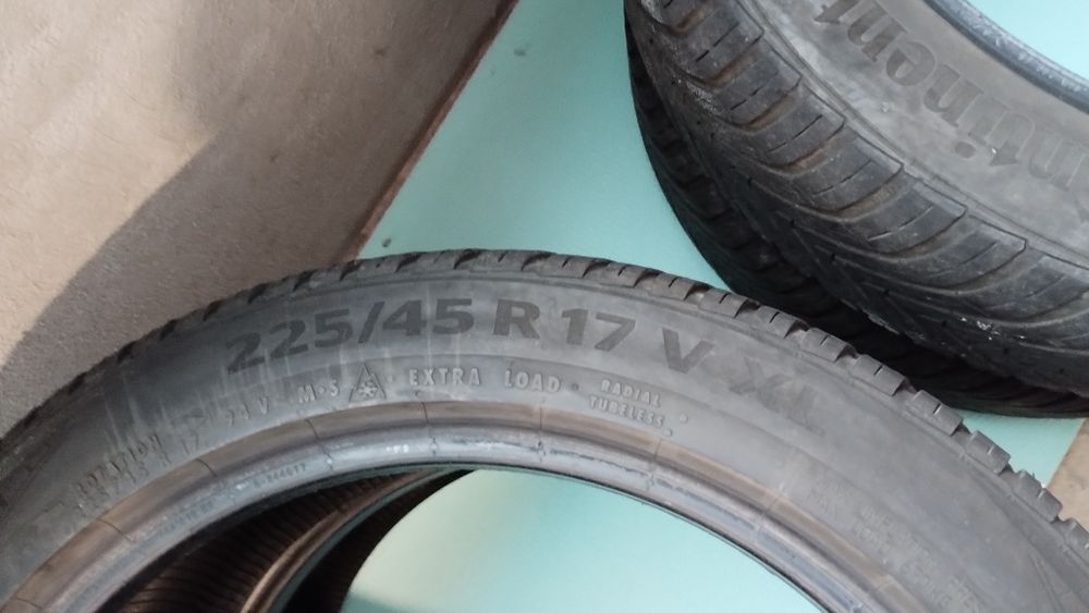 4бр.гуми225/45r17 continental al season contact Xl