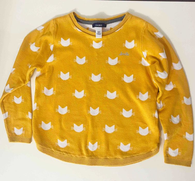 Суитшърт за момиче Okaidi - 5 г./110 см